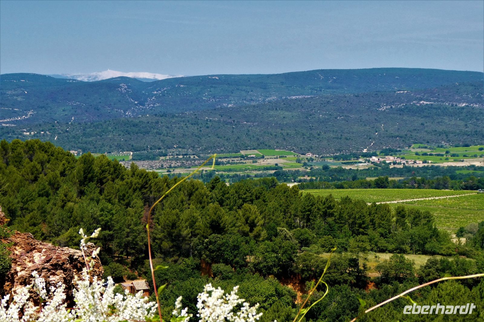 Blick zum Mont-Ventoux