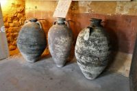 alte Amphoren für Olivenöl