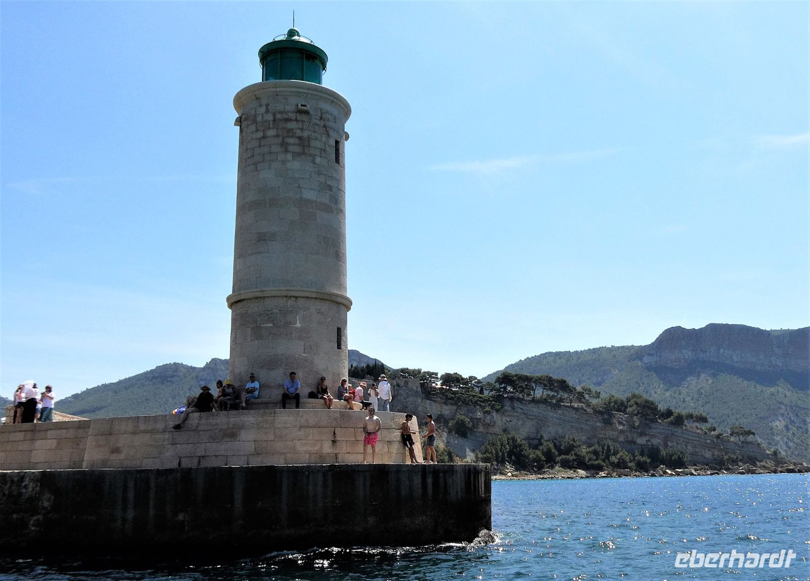 zurück am Leuchtturm von Cassis