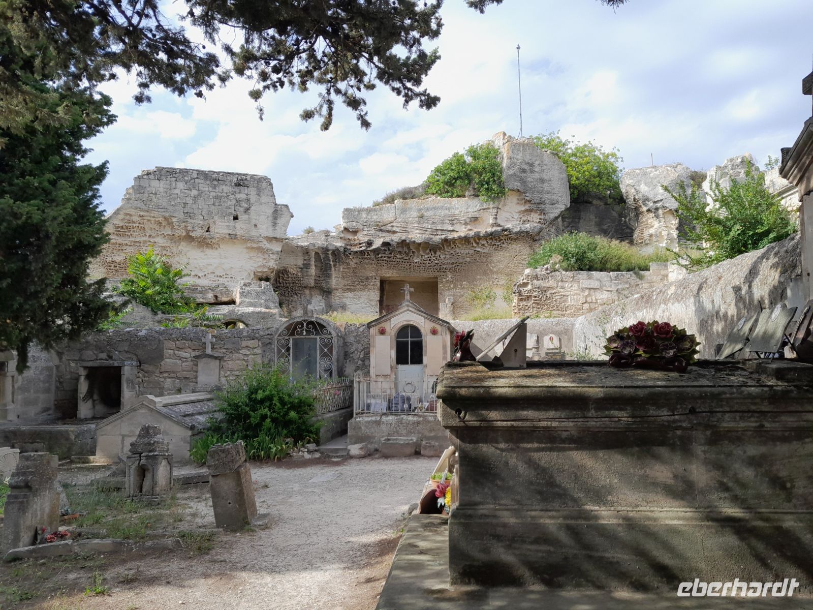 alter Friedhof in Les Baux-de-Provence