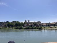 Blick auf den Papstpalast in Avignon