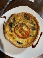 Abendessen:  Quiche als Vorspeise