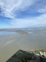 Blick über die Bucht bei Ebbe