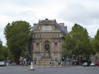 Tag 2 Stadterkundung Rive gauche, Fontaine St. Michel