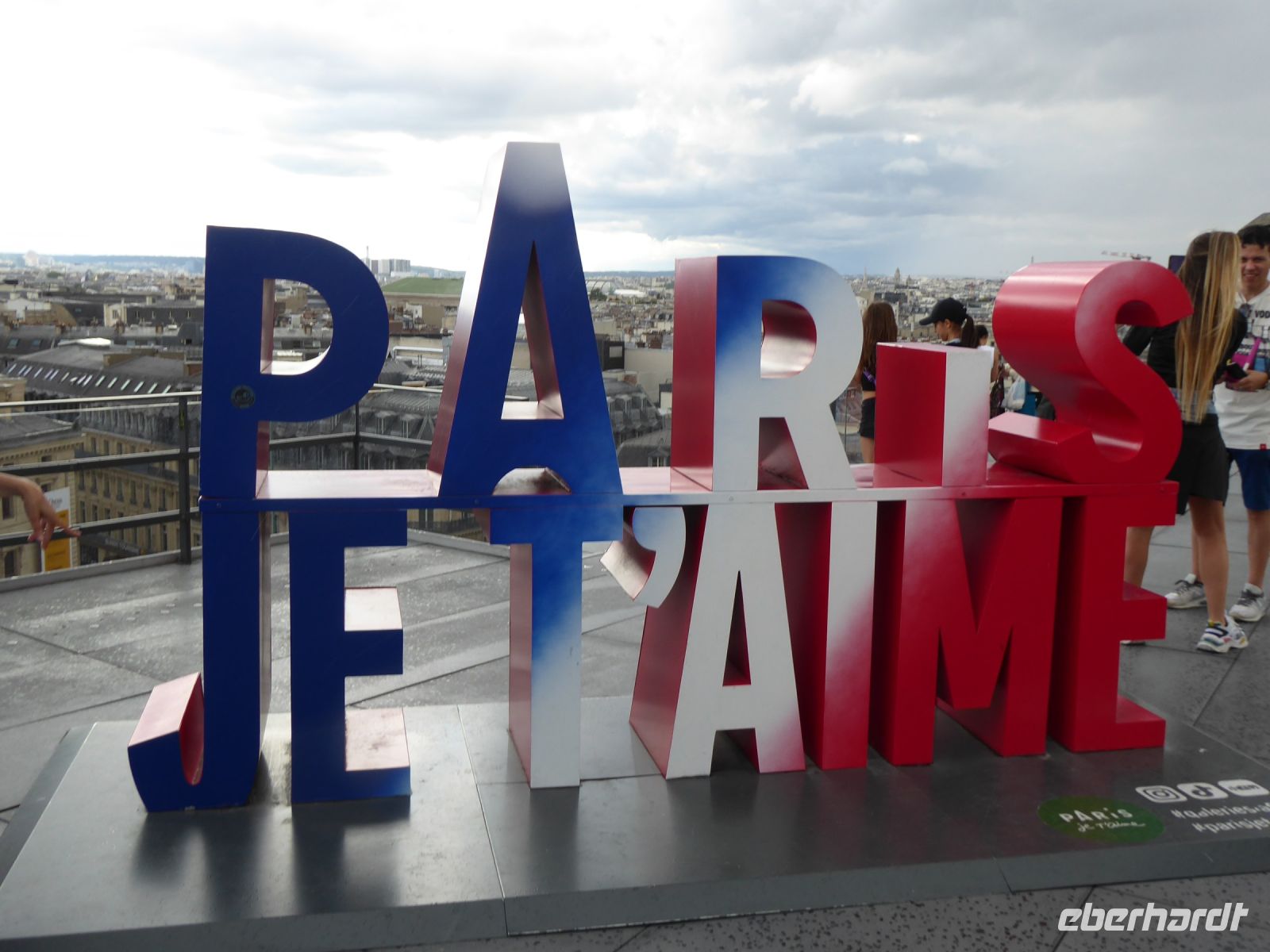 Tag 3 Dachterrasse  Kaufhaus Lafayette