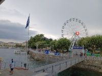 Genf- Riesenrad im Englischen Garten