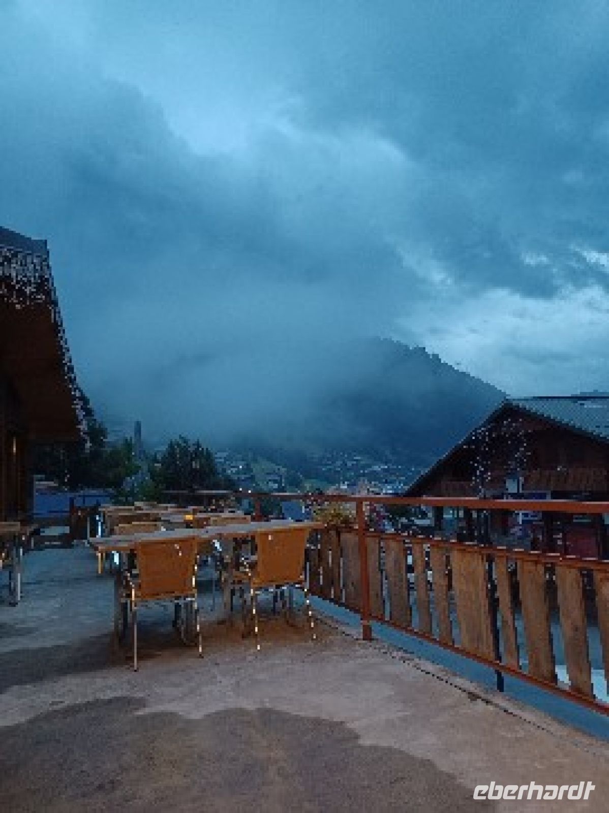 Gewitterwolken über Chatel