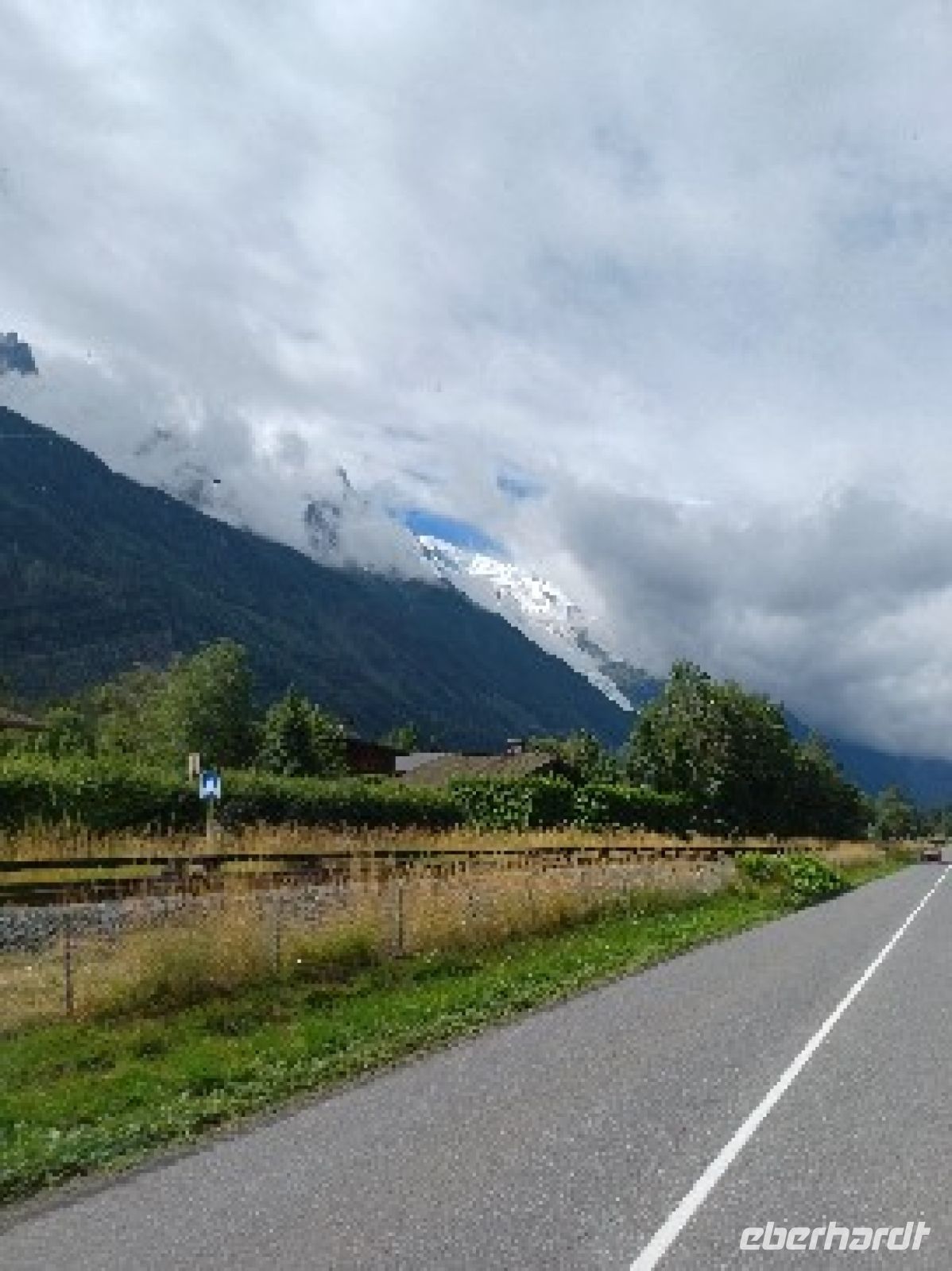Berggletscher vor Chamonix