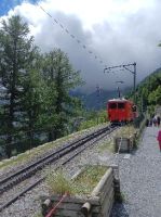 Zahnradbahn zum  Eismeergletscher
