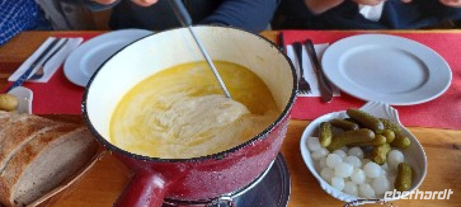 Käsefondue für 3 Personen