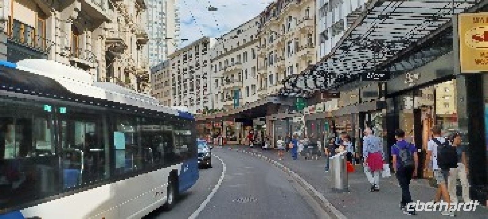 Montreux Geschäftsstraße