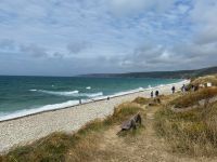 Am Kieselstrand von Vauville