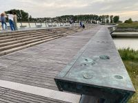 Brücke mit Wehr, Blick nach Westen