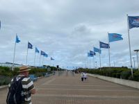 Deauville, bescheidener Weg zum Strand