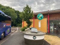 Designer-Raststätte bei Forbach in Lothringen