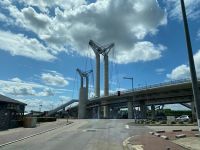 gebaut 2008: Gustave-Flaubert-Hubbrücke in Rouen