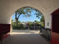 Les Jardins Suspendus oberhalb von Le Havre, Eintritt ins Fort