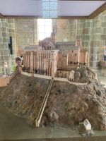 So sah die Bebauung früher aus, Modell