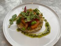 Truite de l’Eure fumée, Lachsforelle aus dem Fluss Eure, er mündet in die Seine