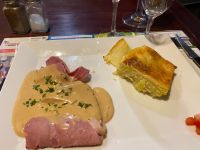 Unser erstes Abendessen in Caen, Obelix hätte seine Freude!