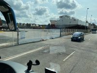 Werft mit Schleppern in Cherbourg