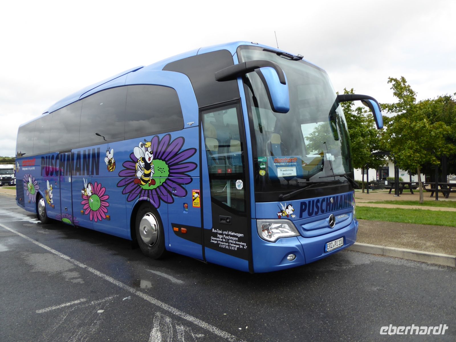 Tag 1 05.08.2023 Unser Reisebus 