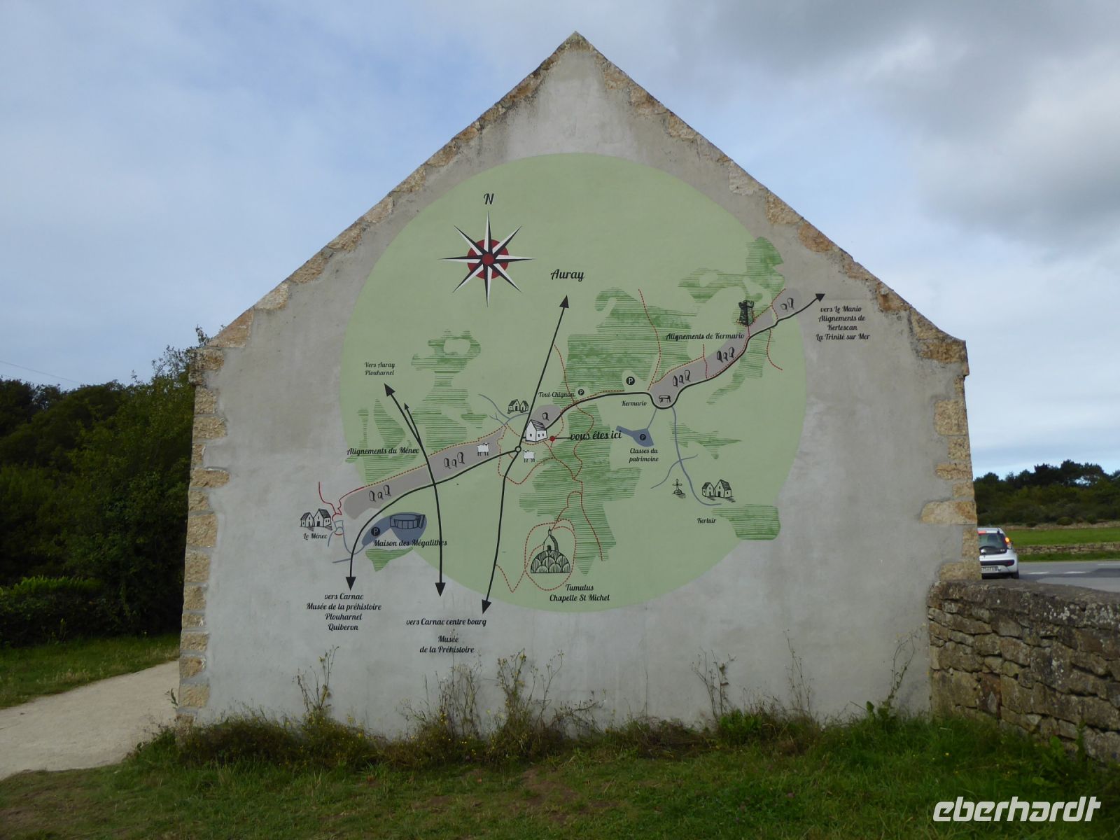 Tag 4 08.08.2023 Wanderung um die Steinfelder von Carnac