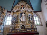 Tag 7 11.08.2023 umfriedeter Pfarrbezirk Guimiliau, Altar