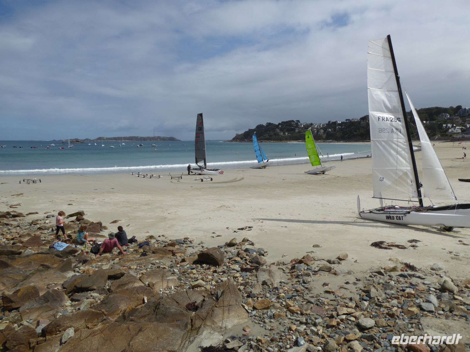 Tag 8 12.08.2023 Wanderung, Rosa Granitküste, Strand von Trestraou
