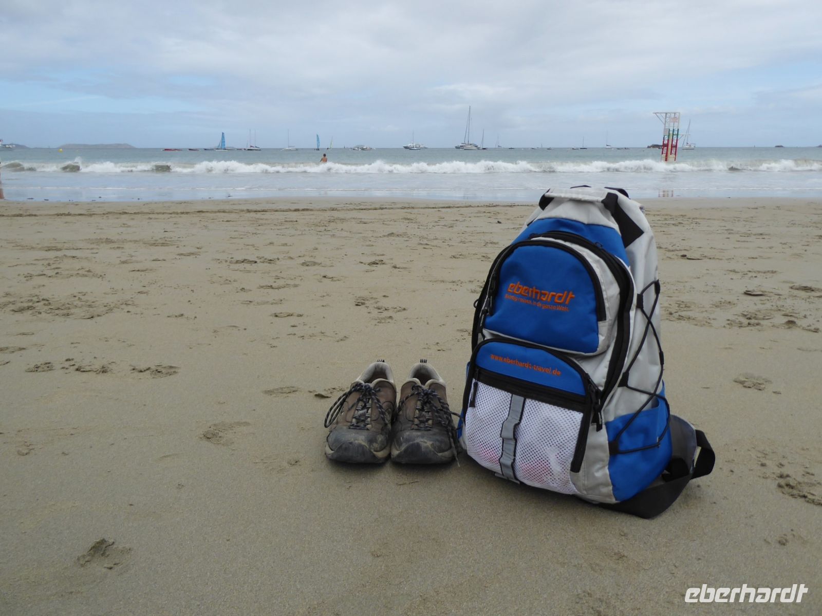 Tag 8 12.08.2023 Wanderung, Rosa Granitküste, Strand von Trestraou