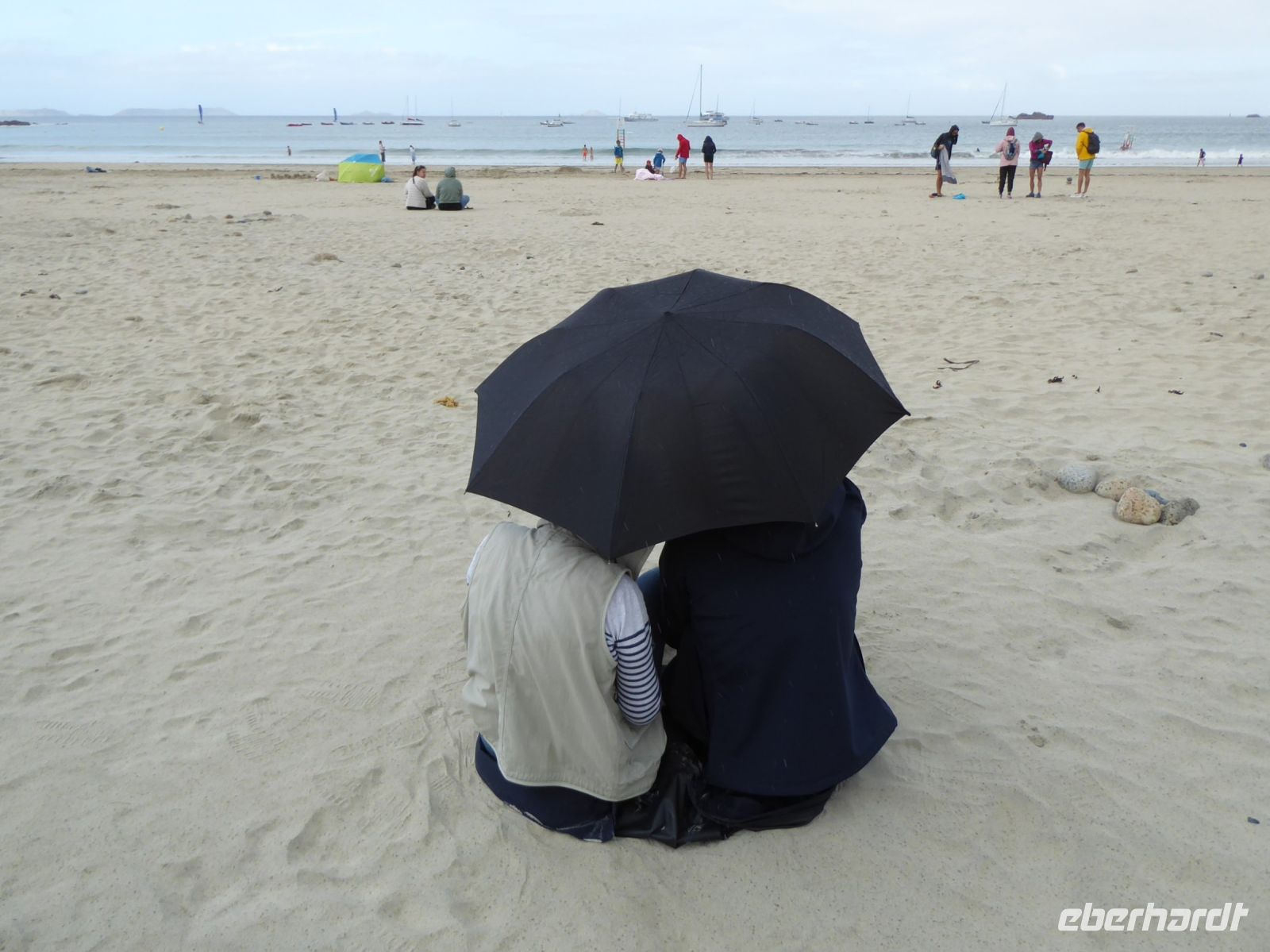 Tag 8 12.08.2023 Wanderung, Rosa Granitküste, Strand von Trestraou