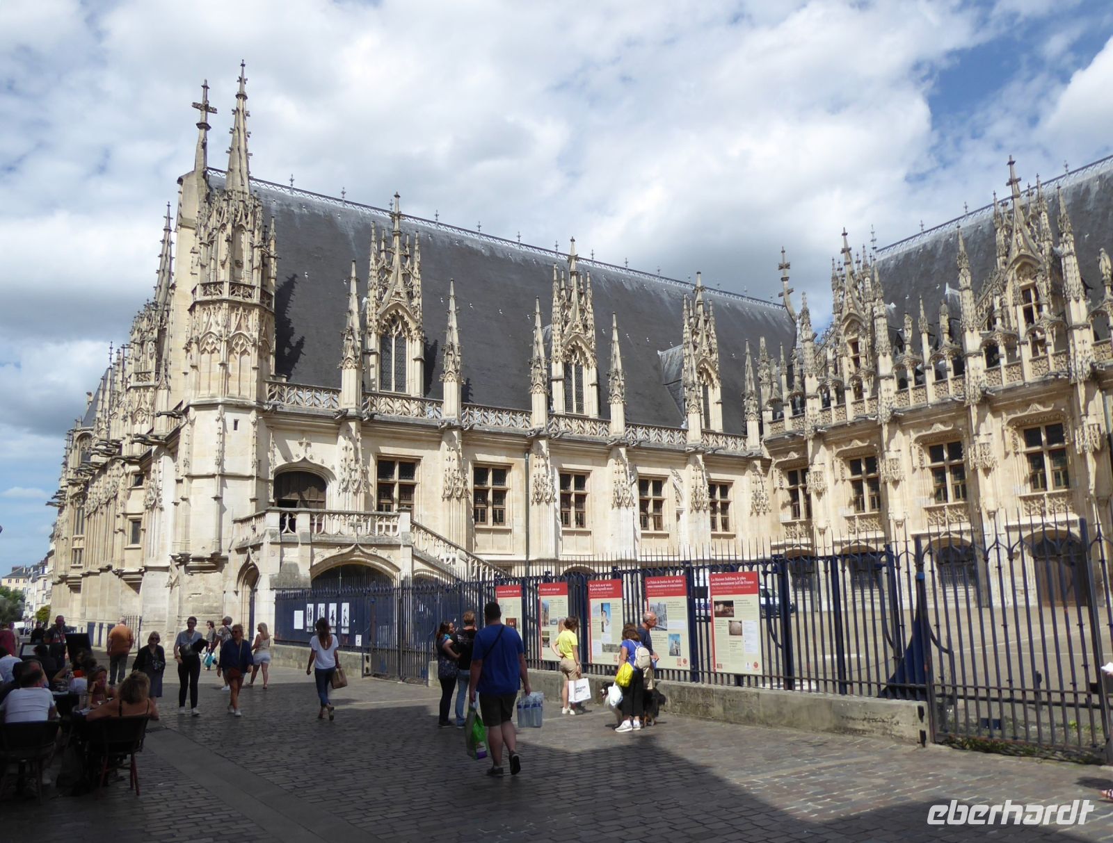 Tag 10 14.08.2023 Stadtführung in Rouen, Justizpalast
