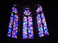 Tag 10 14.08.2023 Stadtrundgang Reims, Kathedrale, Glasfenster von Imi Knoebel
