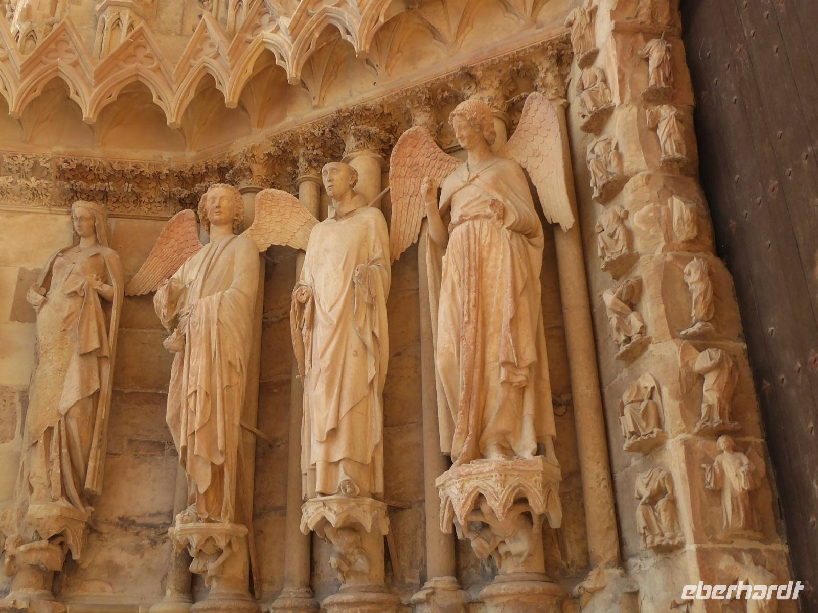 Tag 10 14.08.2023 Stadtrundgang Reims, Kathedrale, Westportal