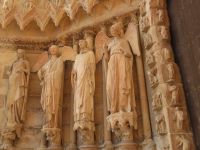 Tag 10 14.08.2023 Stadtrundgang Reims, Kathedrale, Westportal