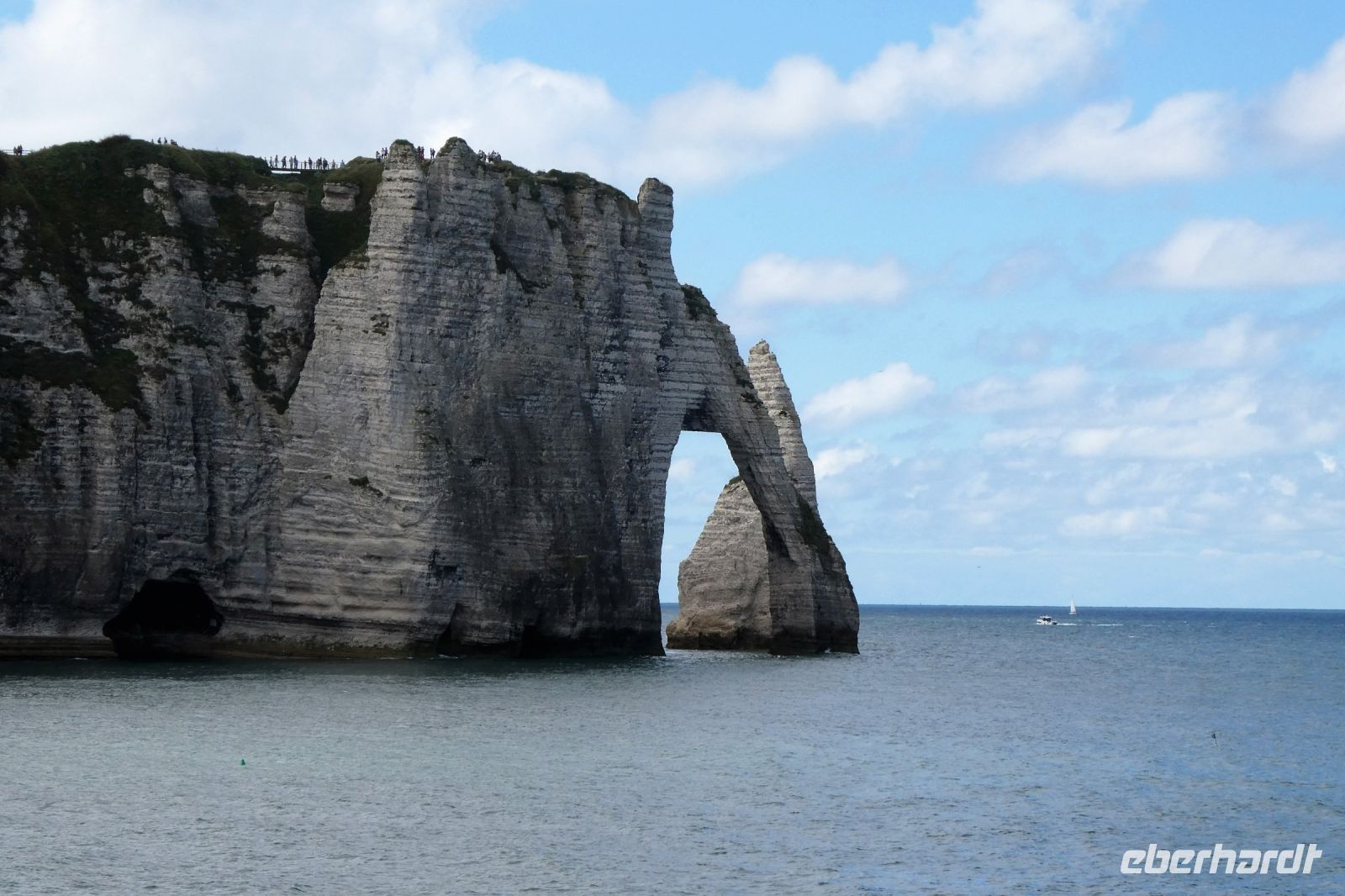 Blick auf die Porte d Aval