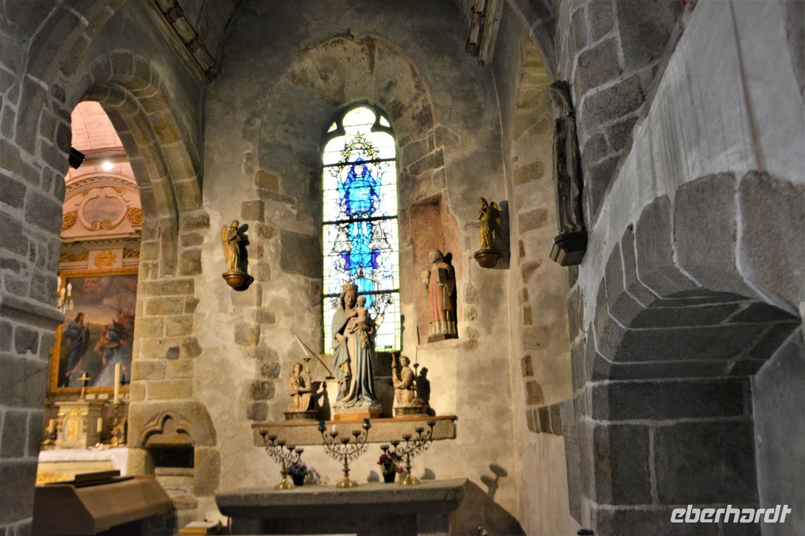 In der Kapelle von Mont St.Michel