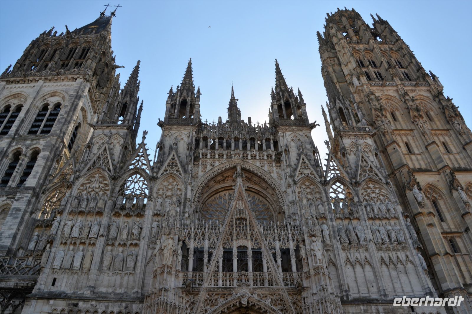 Westportal der Kathedrale von Rouen