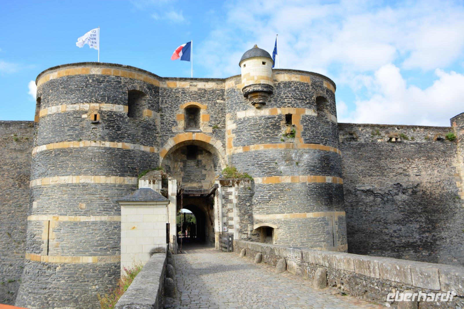 Eingang zum Schloss von Angers