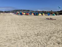 besonderen Sonnenschirme von Deauville