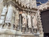 Wahrzeichen von Reims - der lächelnde Engel