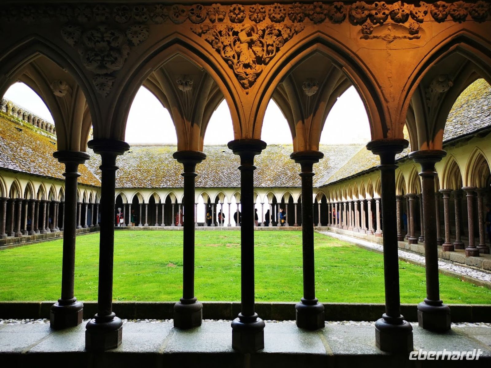 Tag 9 27.08.2023 Mont St. Michel, Kreuzgang