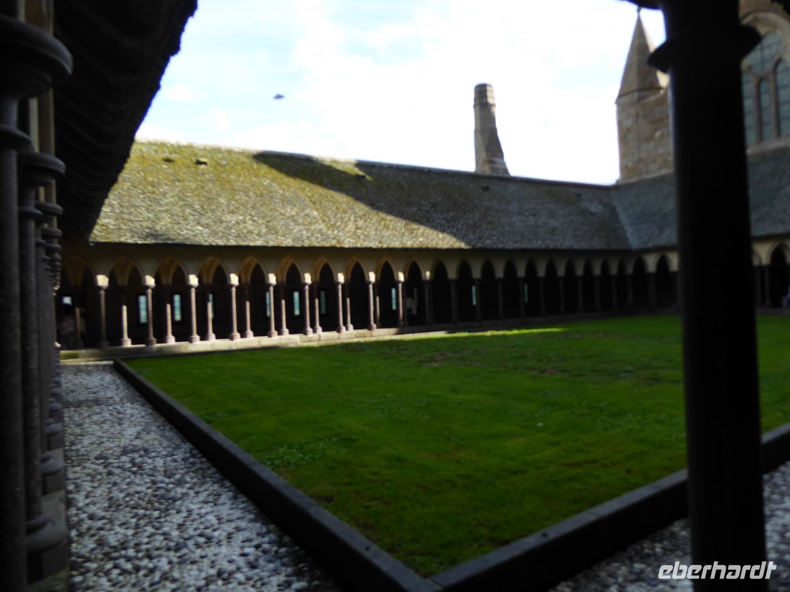 Tag 9 27.08.2023 Mont St. Michel, Kreuzgang