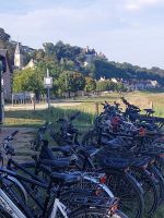 Chaumont-sur-Loire: Auch die Räder wollen bei 33°C in den Schatten
