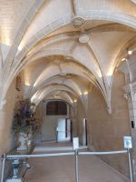 Schloß Chenonceau: Kreuzgewölbe in der Eingangshalle