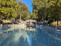Brunnen im Pak Darcy in Dijon - Beginn unseres Stadtrundganges
