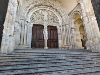 Autun, Kathedrale St. Lazare, Eingangsportal mit berühmtem Tympanon