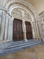 Autun, Kathedrale St. Lazare, Eingangsportal mit berühmtem Tympanon