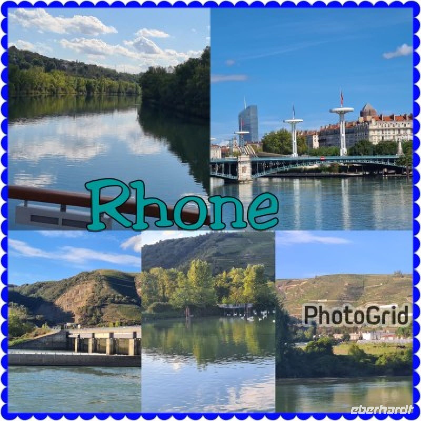 Landschaftsfacetten der Rhone