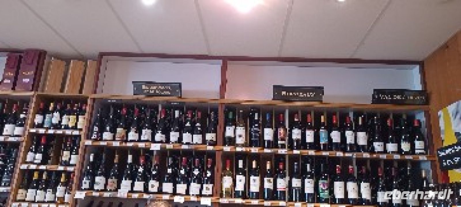 Lyon-Markthalle-Weine der Region